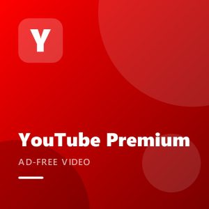 1-MONTH YOUTUBE PREMIUM SLOT with full warranty
